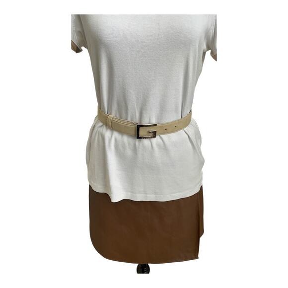 Gucci Beige Suede Belt with G Logo Buckle – XXS - Picture 6 of 6